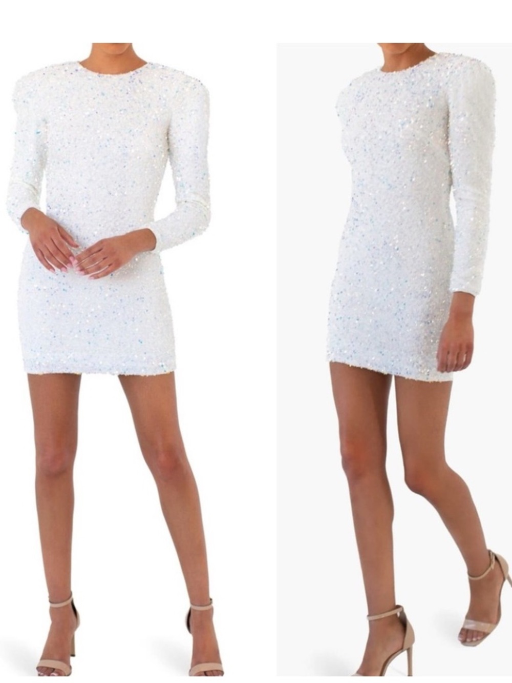 HELSI Milena Sequin Long Sleeve Dress